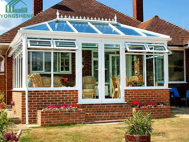 glass conservatory, conservatory greenhouse, greenhouse for sale,Luxury glass conservatory greenhouse for sale